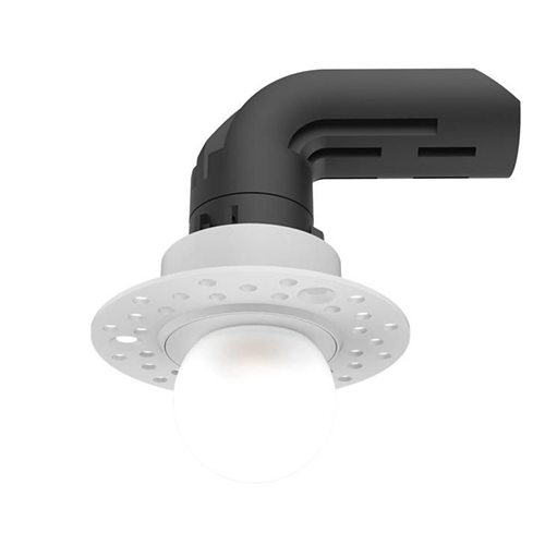 “SR LED Lights COB Trimless Series deep‑recessed LED downlight in white finish”