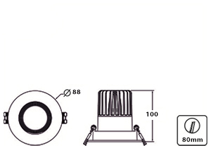Antiglare COB Downlights by SR LED Lights – Manufacturer in Mumbai, India