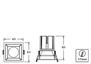 Antiglare COB Downlights Manufacturer in Mumbai | SR LED Lights India