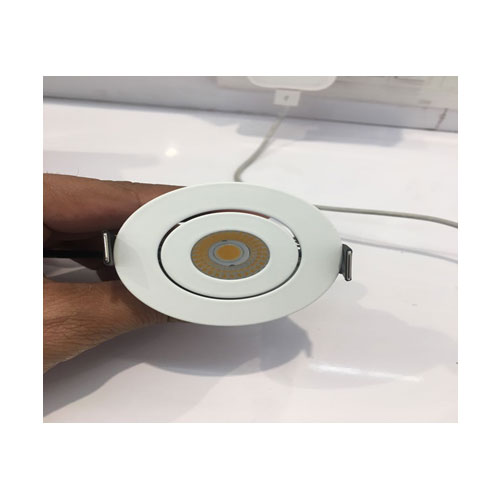 "Dimmable mini spotlight for designer accent lighting in living room"