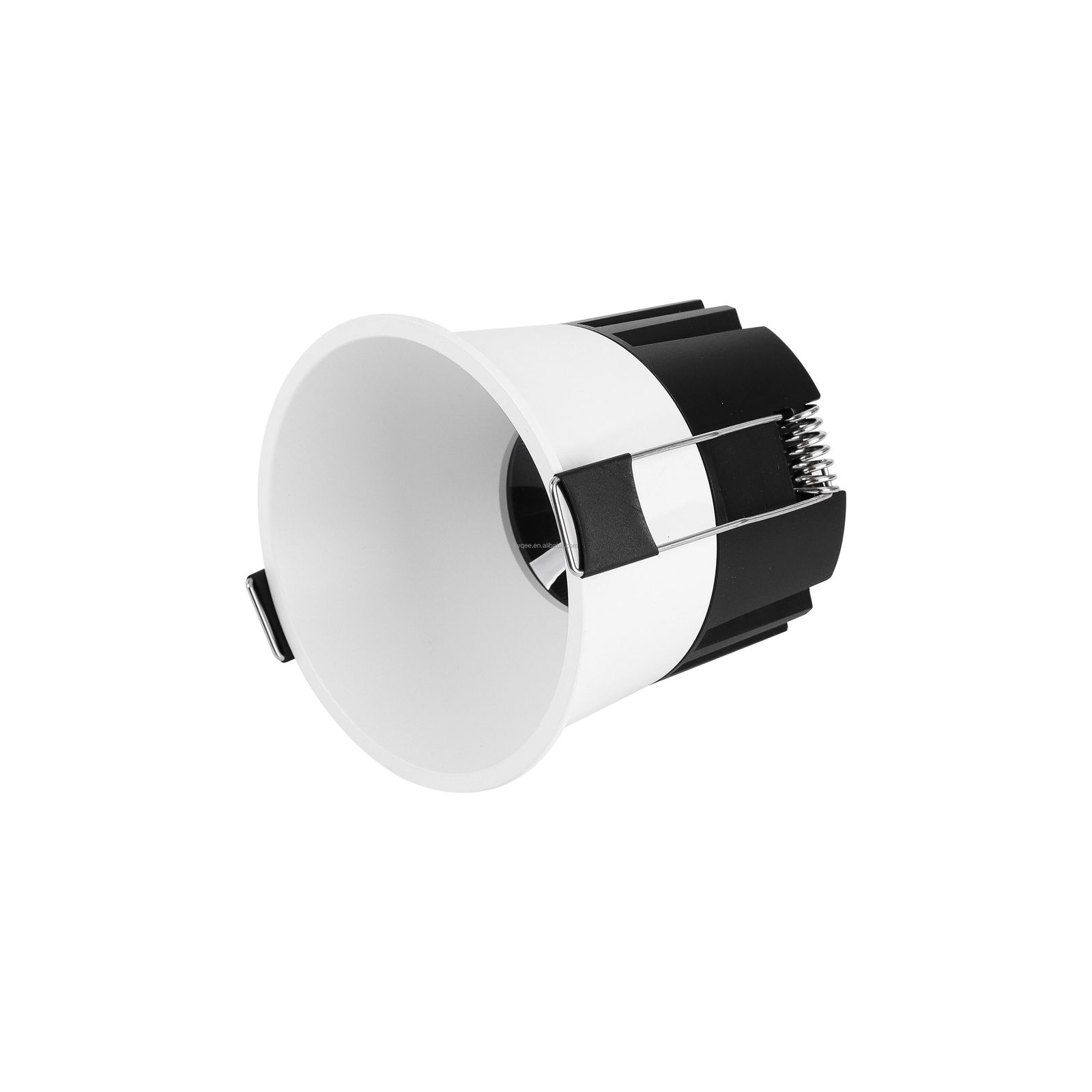 "Mini COB spotlight in recessed ceiling for home interior residential lighting"
